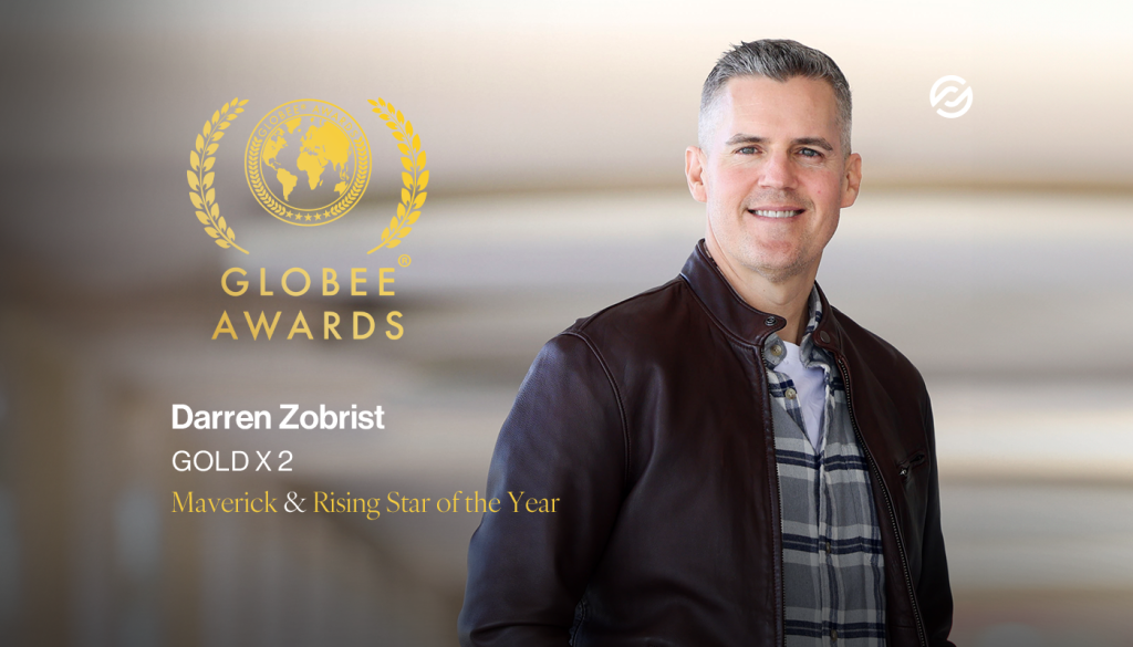 Blog Partner Co Darren Zobrist Wins 2 Gold Globee® Awards For Leadership